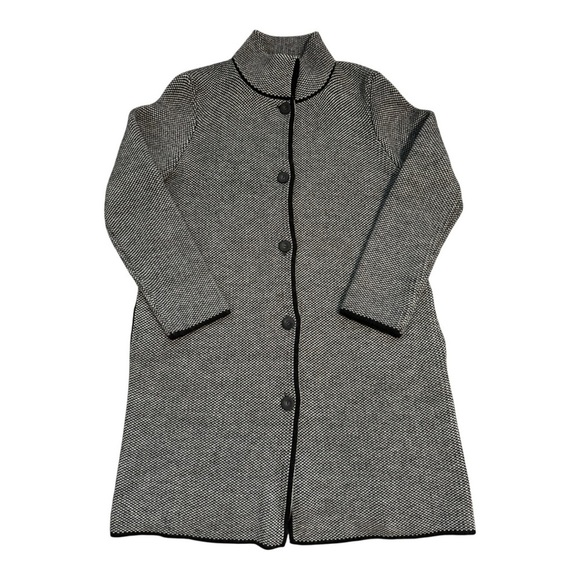 🖤 Gio & Gio Made in Italy Wool Blend Cardigan Size XL - Picture 2 of 7